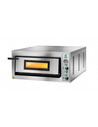 Horno de pizza eléctrico para 6 pizzas - cm 115 x 73,5 x 42 h