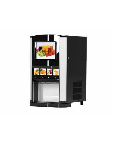 Cold beverage dispenser - N. 4 tastes x 4 lt - cm 47.5 x 59.8 x 82.8 h