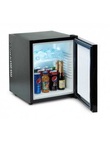 Built-in or free standing thermoelectric minibar - Capacity 19 liters - Cm 40.2 x 35 x 44.4 h