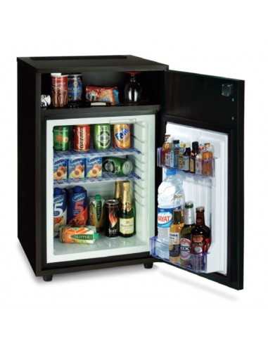 Minibar termoelettrico con mobile in legno  - Capacità litri 33 - Cm 47.5 x 45.5 x 77 h