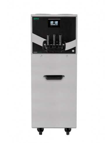 Soft ice cream machine - Gravity - Bath 2 x 13 lt - cm 55.8 x 70.6 x 153.4 h