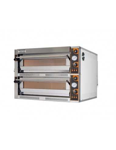 Forno elettrico - Pizze n°4+4 Ø 36 cm - cm 96 X 98 X 71 h