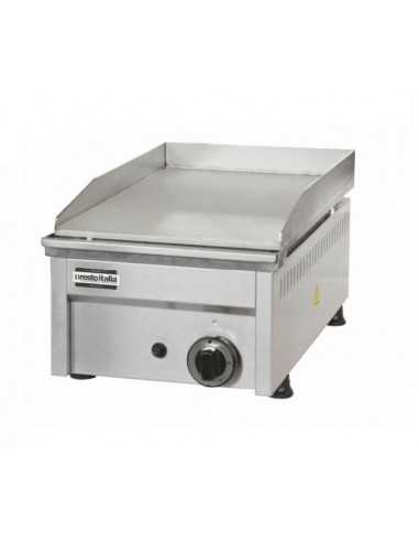 Gas fry top with smooth top cm 32.5x50 - Countertop