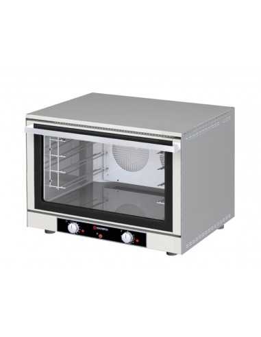 Horno convección eléctrico con 4 bandejas GN 1/1 o cm 60 x 40 - cm 86 x 72,5 x 62 h