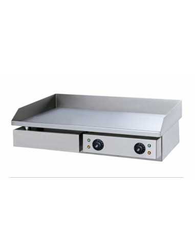 Electric fry top with smooth chrome plate top 72.5 x 40 cm