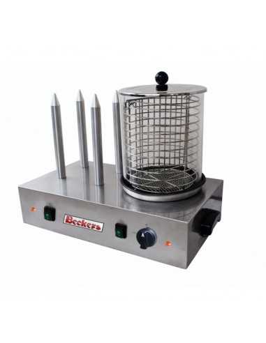 Hot dog cooker machine - No. 4 skewers for bunes