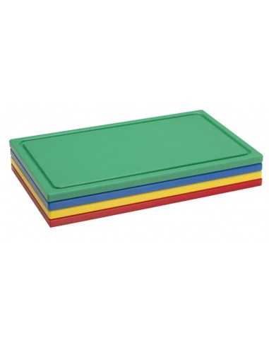 Polyethylene cutting board - Channel - Set of 4/6 pieces - Thickness 2 cm