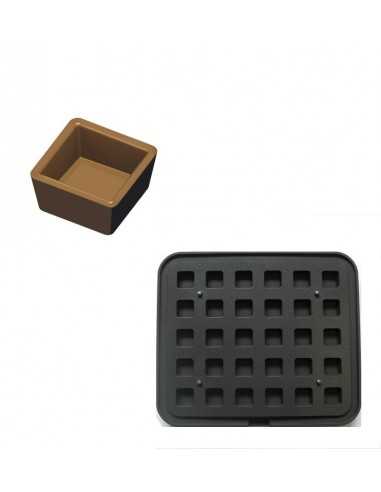 33x33mm Square Glass Improper - Sellable only with Cookmatic model