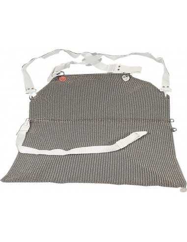 Safety apron in stainless steel mesh 55 x 75 cm