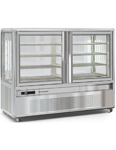 Pastelería y helados - Temperatura +2/+10°C - Capacidad lt 500 - 8 estantes - Ventilado - cm 150 x 63 x 119h