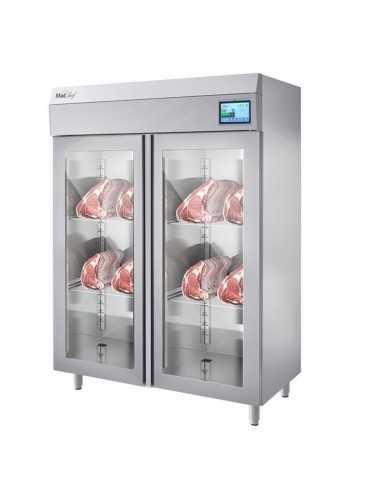 Drying cabinet 1400 litre capacity - 2 glass doors