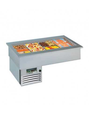 Refrigerated recessed tank - cm 79.8 x 75 x 56.2h