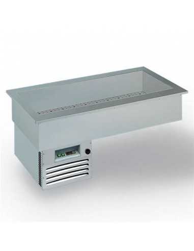 Tanque receso refrigerado - Platos listos o pasteles - cm 142.2 x 75 x 56.2h