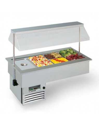 Vasca da incasso refrigerata - cm 112.2 x 75 x 117.4h