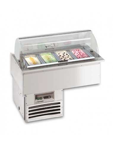 Refrigerated exposition tank - Ice cream - cm 94.5 x 58 x 82 h