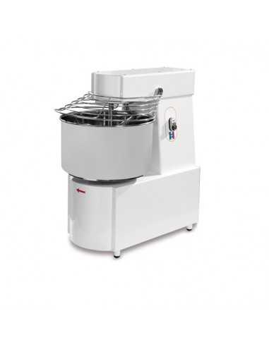 Impastatrice spirale - Capacità litri 32 /kg 25 - Monofase - cm 44 x 68 x 78 h