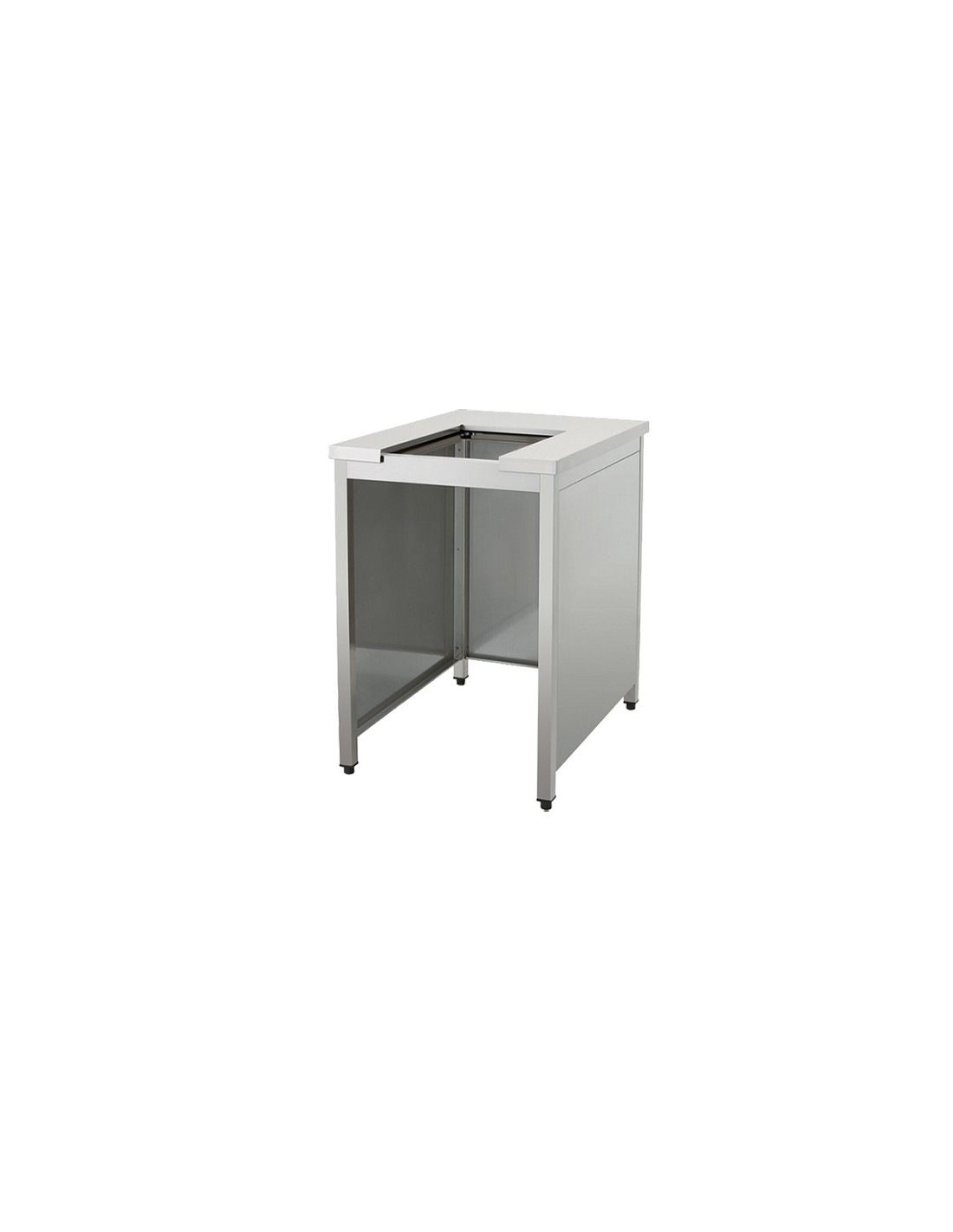 Supporto in acciaio inox - Peso 30 Kg - Dimensioni 66 x 88 x 96 cm