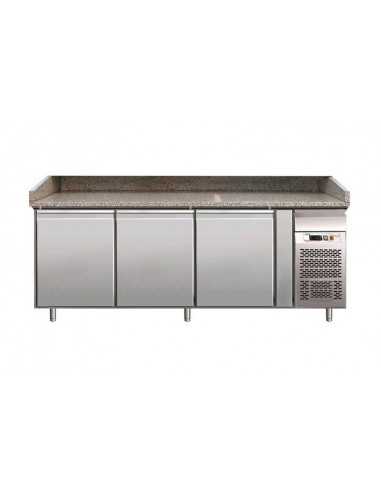 Banco pizza 3 porte - cm 202 x 80 x 100 h