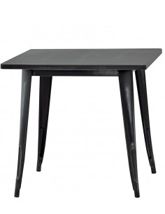 Tavolo per interno - Struttura in metallo verniciato - Piano in marmo  sintetico - Dimensioni cm Ø 135 x 76h