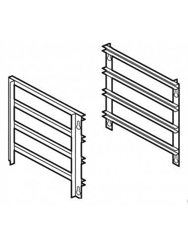 Doors for compartment and worktop - N. 4 floors - Interasse cm 7