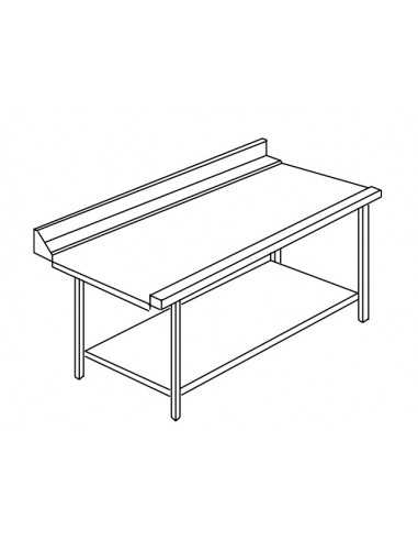 Exit table with rack cm 81 x 64 D