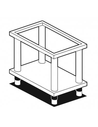 Caballo con estante - Dimensiones cm 40 x 58.5 x 60 h