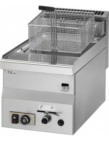 Gas fryer - Capacity liters 8 - Cm 40 x 65 x 28 h