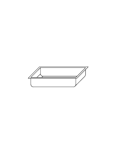 Bacinella gastronorm GN 1/1  ( cm 53 x 32.5 x 10 h )