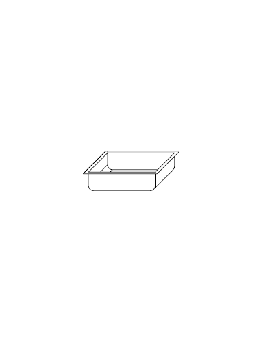 Bacinella gastronorm GN 1/4  ( cm 26.5 x 16.2 x 10 h )