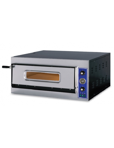 Horno de pizza eléctrico para 4 pizzas - cm 90 x 78,5 x 42 h