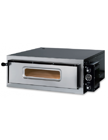 Electric pizza oven for 4 pizzas - cm 92.5 x 83.5 x 33.5 h