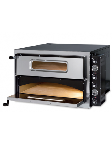 Electric pizza oven for 4+4 pizzas - cm 92.5 x 83.5 x 54.5 h