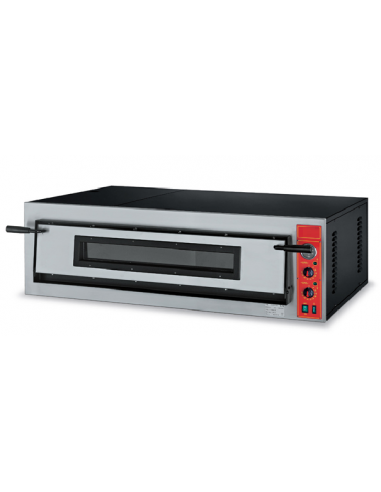 Electric pizza oven for 6 pizzas - cm 137 x 85 x 42 h