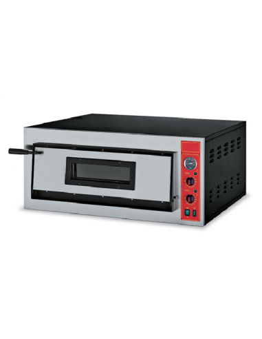 Electric pizza oven for 4 pizzas - cm 101 x 85 x 42 h