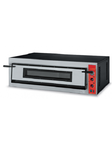 Electric pizza oven for 6 pizzas - cm 137 x 85 x 42 h