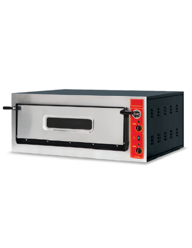 Electric pizza oven with 2 trays - cm 112.5 x 83 x 46.5 h