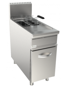 Friggitrice Professionale da banco a gas 2 vasche 8 LT + 8 LT 13600 W -  mod. HOT60/60