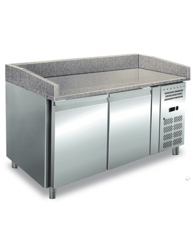 Pizza counter with 2 doors - Cm 151 x 80 x 100 h