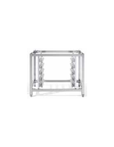 Supporto per forno - Struttura in acciaio inox - Fornito di kit di montaggio - Dimensioni cm 79.2 x 57 x 80 h