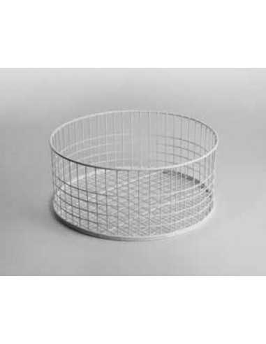 Round glass basket - Diameter cm 35x 11h