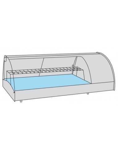 Vitrina refrigerada - cm 133 x 60.3 x 44.1 h