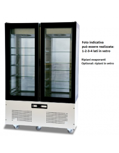 Vetrina Espositiva Ventilata EVO90 - Lunghezza Cm 90,4 - Refrigerata Neutra  o Riscaldata