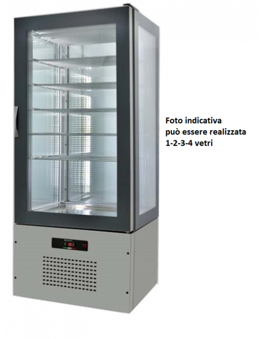 Vitrina refrigerada - Capacidad 420 lt - cm 62 x 66 x 196 h