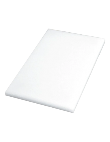 Tabla de cortar de polietileno blanco -cm 40 x 30 x 2 h