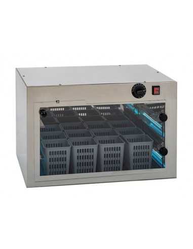 Cutlery sterilizer UV-C 12-basket