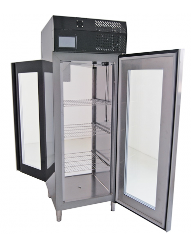 Drying cabinet 700 litre - Double-sided glass door