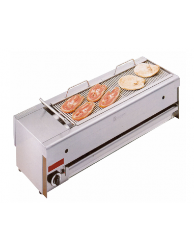 Vapor grill - A gas - cm 100 x 35 x 30/40 h