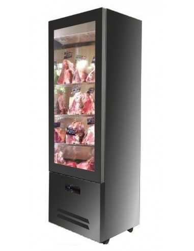 Meat display case with one glass door - Cm 62 x 67 x 196 h