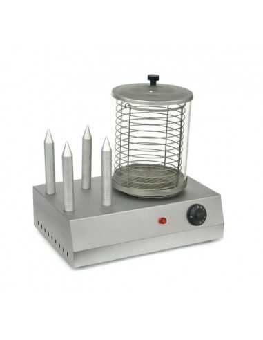 Hot dog cooker machine - No. 4 skewers for bunes