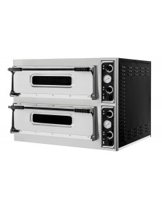 Horno de pizza eléctrico para 6+6 pizzas - cm 97,5 x 121,5 x 74,5 h